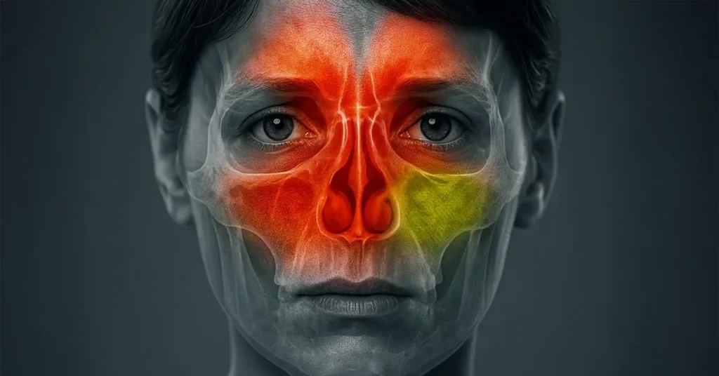 Representative image of chronic rhinosinusitis.