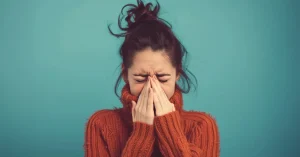 Representative picture for a stuffy nose.