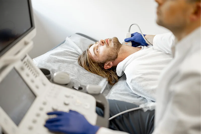 Representative image of the carotid endarterectomy procedure