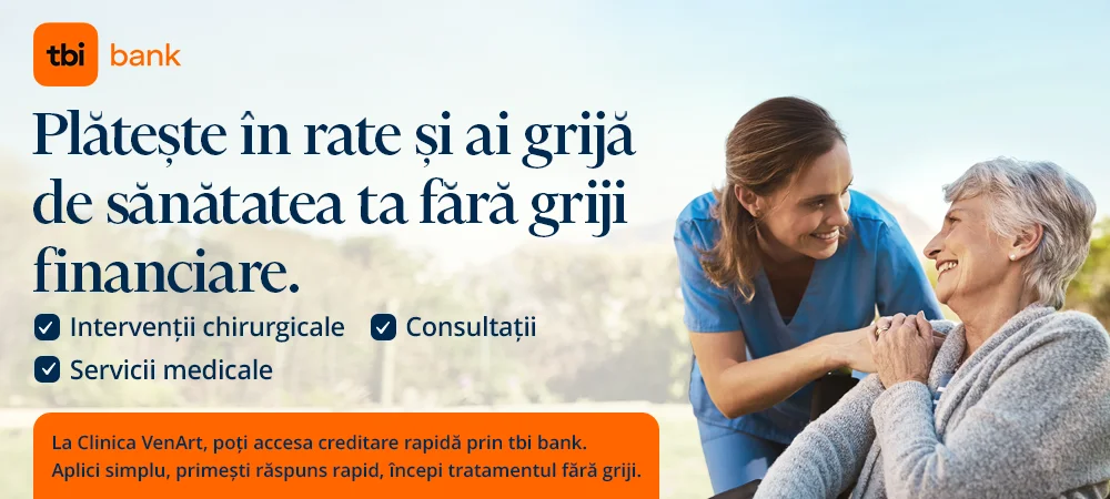 Banner plata in rate la clinica VenArt