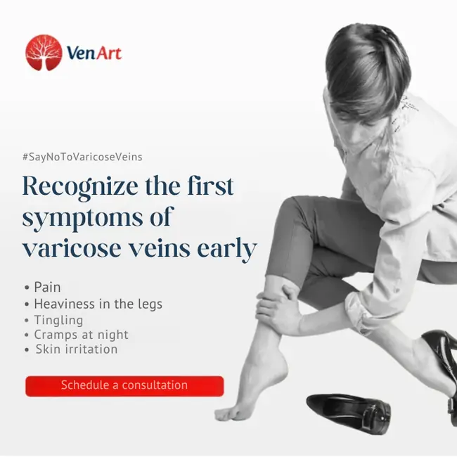 Book an appointment for a varicose vein consultation - VenArt Clinic